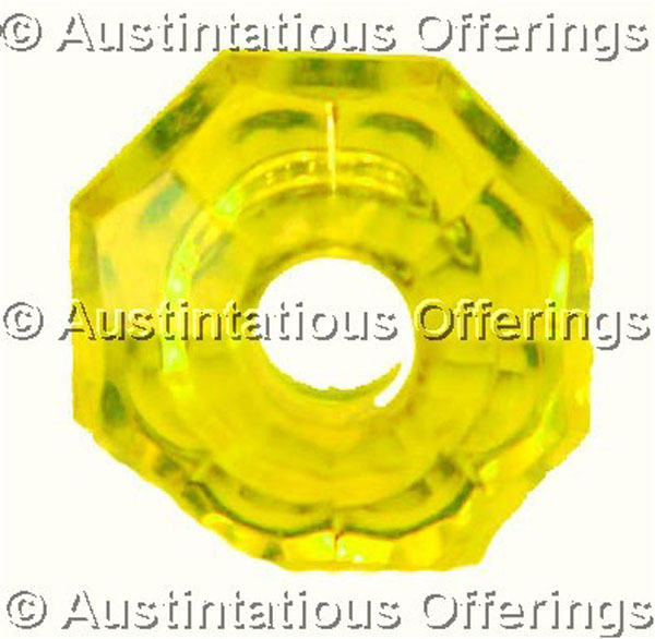 Yellow 6mm Acrylic Crystal  Beads for jewelry making  crafting